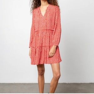 Rails Everly Carmine Daisies Floral Mini Dress XS